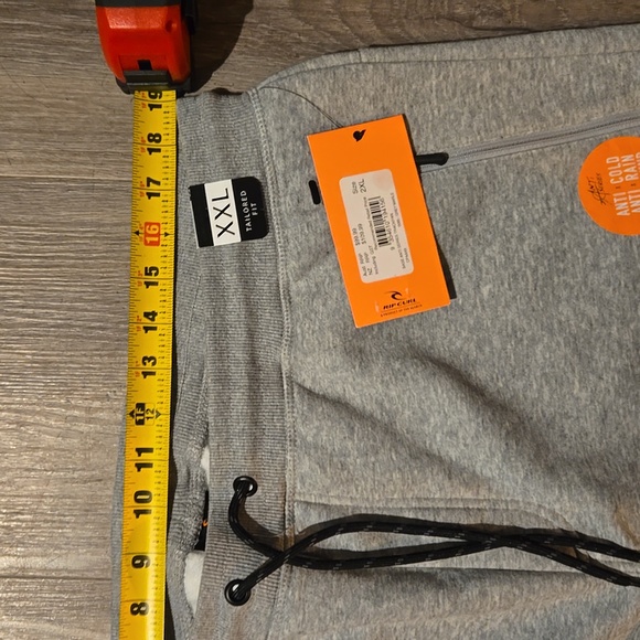NWT Men’s Rip Curl Anti-Series Tailored Fit Sweatpants in Marble Grey & Size XXL - Picture 8 of 13